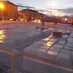 В Карпинске начались работы по строительству ледового городка