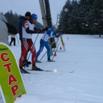 В предпоследний день прошлого года 19 человек поборолись за лыжное «золото»