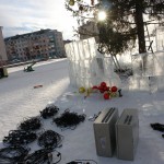 В Карпинске начался демонтаж новогоднего городка (слайд-шоу)