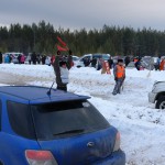 В традиционной автогонке по снегу и льду приняло участие 48 человек