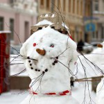 В Волчанске проводится конкурс снежных фигур «Зимние фантазии»