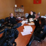 В Карпинске начальник отдела полиции провел пресс-конференцию.
