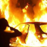 В Карпинске  сгорел автомобиль
