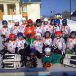 Молодые хоккеисты из команды "Спутник-2004". 