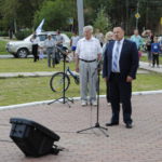 С поздравительным словом выступает глава города Андрей Клопов