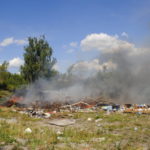 Пелена ядовитого дыма окутала улицу