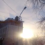 В части города - отключение тепла и электричества