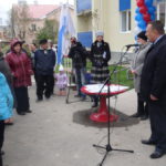 Со своей речью к жильцам обратился глава города Андрей Клопов